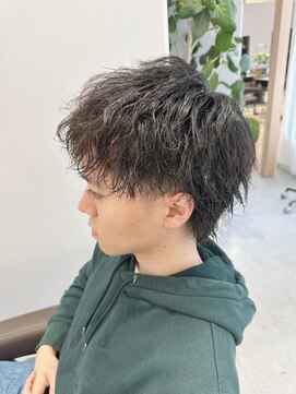 チェレ ロッソ 金剛店(Chere rosso) ウルフメンズスパイラルパーマ・10代20代メンズパーマ