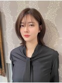 大人ミディアムボブスタイル