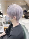 ツーブロックマッシュ ロングウルフカット