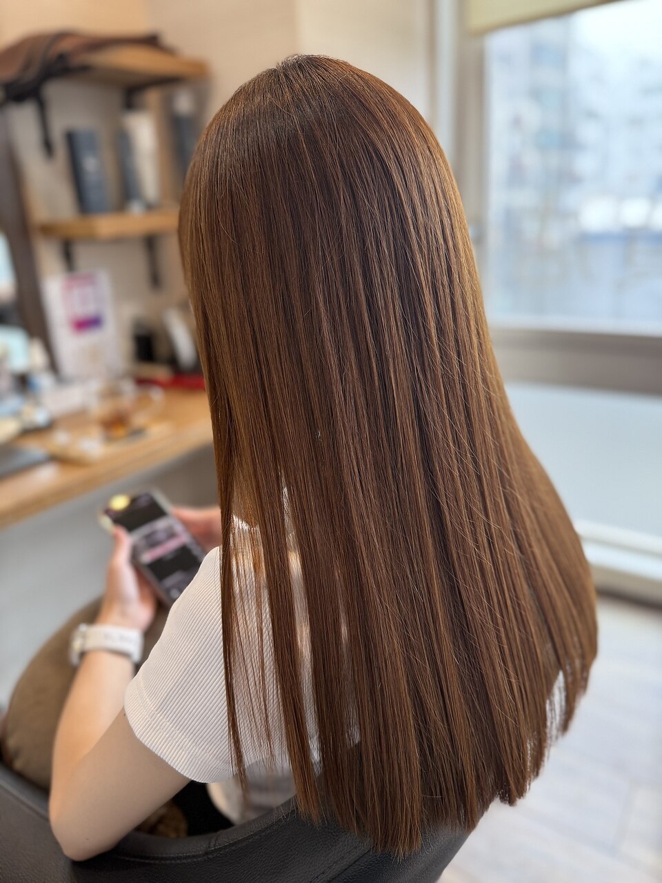 カット+透明感カラー+ 3ステップトリートメント +マーブ付き[都賀]