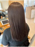 髪質改善ストレート/縮毛矯正/ベージュカラー