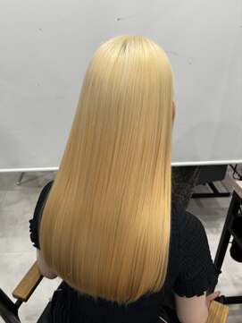 ロウル 渋谷(LOWRL) ブロンドヘア/フェミニンロング/似合わせカット