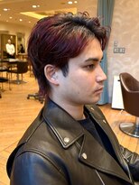 ビュートリアム265(BEAUTRIUM 265) メンズヘア メンズカラー メンズブリーチ 赤髪 フェザーヘア