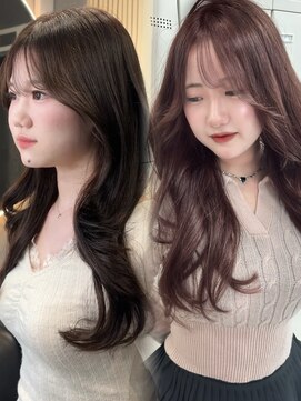 ジゼル(GiseL) ブリーチ無し　ヘーゼル　ピンクブラウン