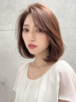 ブロック 成増店(BLOC)&nbsp;ふんわりワンカールボブ/ナチュラル艶カラー