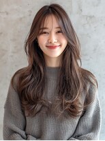 赤れんがアネックス(ANNEX)&nbsp;美髪レイヤーカット/顔周りレイヤー/くびれロングレイヤー
