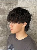 [MEN’S HAIR/波巻ツイストスパイラル/フェザーパーマ/伊勢崎]