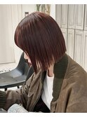 髪質改善/韓国/縮毛矯正/顔周り/ダブルカラー/学割/ボブ