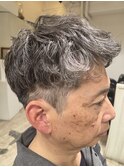大人の強めパーマ
