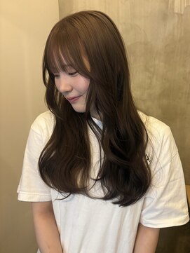 アメリ(AMELIE) 透け感春夏ミルクティーグレージュ