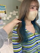 ニューヨークニューヨーク 三宮店(NYNY) インナーカラー/ターコイズカラー