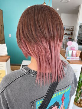 ヘアーディア みどり店(Hair...DiA) ピンクグレージュ