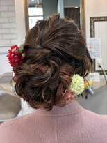サンク ドリームプラザ店(CINQ)&nbsp;【CINQ】山崎 大人可愛い着物ヘアアレンジ♪