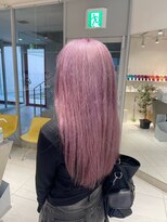 ステラ ヘア デザイン サロン(STELLA hair design salon)&nbsp;ラベンダーピンクのペールハイトーンカラー 【由比藤】