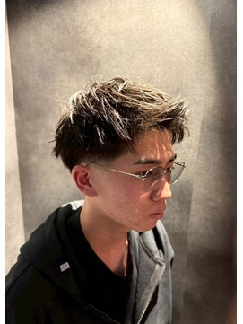 ノーヴァ バイ ボナ 前橋店(nova by bona) 【骨格補正】無造作束感フェードで朝ラク爽やかショート