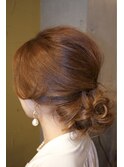 ラフな上品なアップ