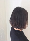 切りっぱなしボブ