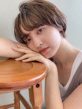 ベルビアンカ(Belle BIANCA) Belle BIANCA 丸みショートニュアンス毛先パーマ by.マツモト