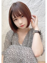 カモン(CAMON)&nbsp;【CAMON.】秋色ラテカラー×ボブ