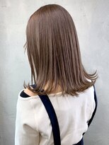 アイティー バイ アルバム 浦和店(IT by ALBUM)&nbsp;ミルクティーベージュ_ココアブラウンフリンジウェーブ_ba279382