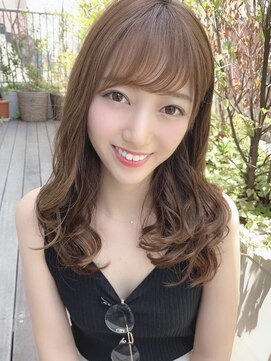 シルクレイ 吉祥寺店(Silk-lei) 大人かわいいフェザーバングアッシュベージュ30代20代吉祥寺