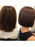 髪質改善ストレート×カット