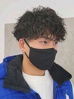 フィフス 原宿(fifth) 刈り上げマッシュ波巻きツイストスパイラルパーマツーブロック