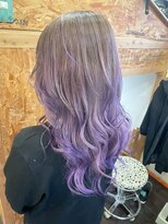 アド ヘア プレイス(adon hair place)&nbsp;ラベンダーバレイヤージュ