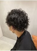 話題の波まきパーマ