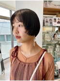 コンパクトな前上がりショートボブ♪♪