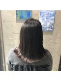【艶髪髪質改善カラー】ツヤツヤ外ハネミディアム