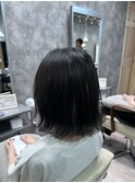 斜めバング/グレージュカラー/シルキーベージュ/津田沼駅