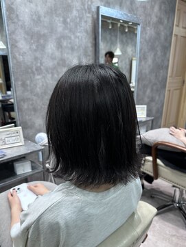 フォンド 津田沼(fond.) 斜めバング/グレージュカラー/シルキーベージュ/津田沼駅