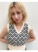 【抜きっぱなしブロンド】エアリーボブ