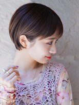 カライング(ing) 大人ショートボブ丸みショートカットマッシュショート前髪あり