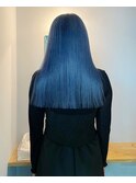 ブルーカラー/美髪/似合わせカット/ケアブリーチ/イメチェン