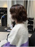 △大人可愛い癖毛風ボブパーマミディアムパーマ