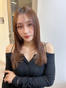 ジーナ 熊本(Zina) 髪質改善＊シアーカラーエアリーロング＊美髪【Zina 熊本店】