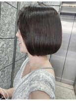 ヘアリゾート粋 ドゥオ 新宿南口店(dua)&nbsp;【イルミナカラーで創る大人女子の韓国風ミニボブ】黒田麻実子