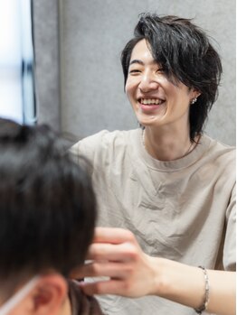 プロム(plom)の写真/《成瀬担当》自分で簡単にセットできる再現性の高いメンズパーマならお任せ！[指名クーポン有◎]