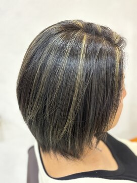 リベーヌプラス 絶壁解消/ひし形/くびれ/斜めバング/60代50代40代/ミセスヘア5A