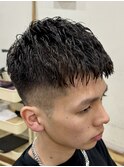 クロップアイロンパーマ[千葉/メンズ/メンズパーマ]