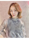 韓国風レイヤーショートボブ髪質改善縮毛矯正メルティカラー仙台