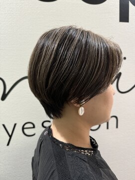 スウィープ 札幌大通(sweep) ハイライト×ショートボブ