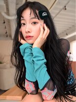 アンジェリカラボ(ANGELICA LABO)&nbsp;ANGELICA 暗髪 アッシュブラック ヘアアレンジ