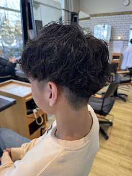 ジップ 緑店(zip) メンズ無造作ショート×30代カジュアル