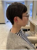 大人可愛いマッシュショートボブピクシーカット30代40代50代60代
