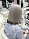 ブリーチ履歴トータル2～3回必須／ホワイトシルバー/ハイトーン