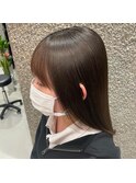 ナチュラル前髪縮毛矯正