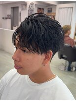 オーシャントーキョー 心斎橋(OCEAN TOKYO WEST)&nbsp;刈り上げセンターパート波巻きパーマ